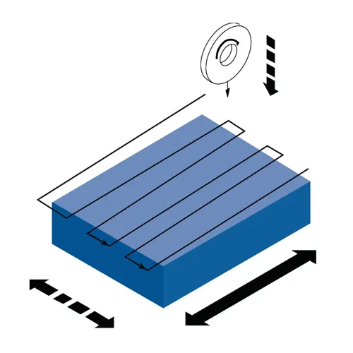 Bruska na plocho FSM 3060 - sestava s magnetickým separátorem 3933060S1 Metallkraft