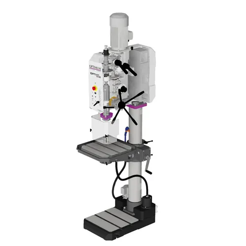 Sloupová převodová vrtačka OPTIdrill DH 55 G 3034265 Optimum