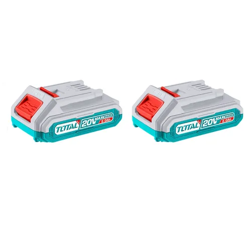 Sada baterie 20v, 2000mah (2x) a nabíječka, industrial TOTAL TFBCPK1222E