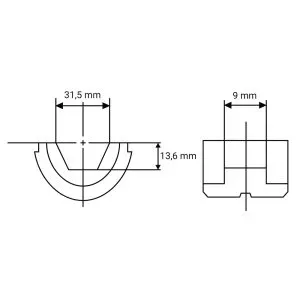 Makita ZM00000227 čelisti