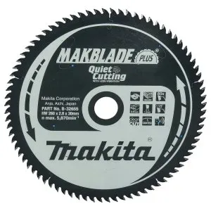 Makita B-32655 kotouč pilový dřevo MAKBLADEplus 260x2.8x30mm 80Z = old B-08844