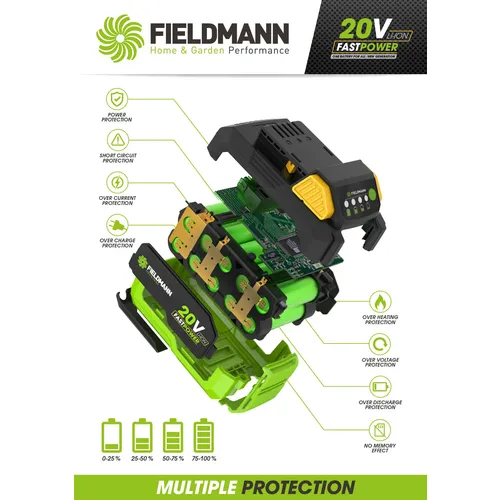 Fduz 79040 20v akumulátor 4ah fieldmann